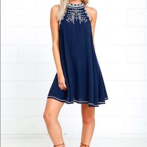 On The Road embroidered dress